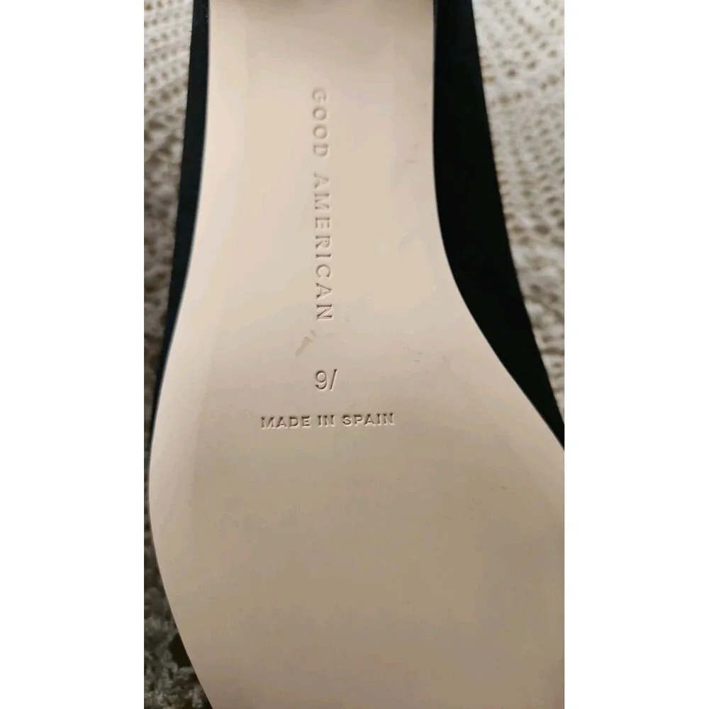 Good American Suede Pointed Toe Shoes Sz 9.5 NEW